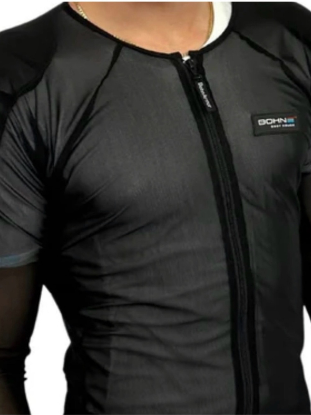 BOHN BODY ARMOR COOL-AIR™ MESH ARMORED MOTORCYCLE SHIRT size 2XL